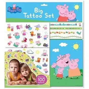 Veľký set s tetovaním Prasiatko Peppa