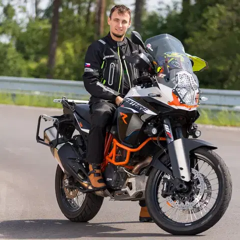 Moto bunda W-TEC Gelnair Farba čierno-zelená, Veľkosť 3XL