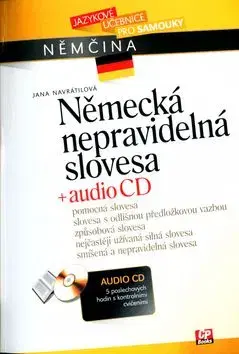 Německá nepravidelná slovesa + audio CD - Jana Navrátilová