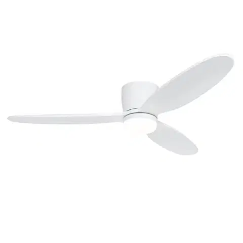 Stropný ventilátor biely 132 cm vrátane LED stmievateľný s diaľkovým ovládaním - Sofio