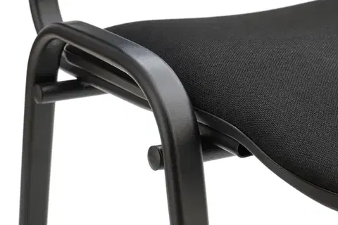 Konferenčná stolička ISO 82 cm čierna