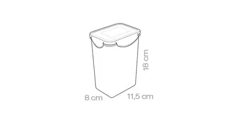Tescoma dóza FRESHBOX 1.3 l, vysoká