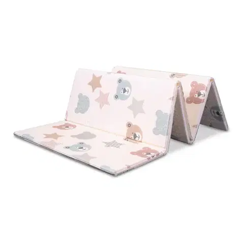 Skladacia detská podložka inSPORTline Michlino 180x160x1,2 cm Farba Zvieratká abc/Zvieratká lúka