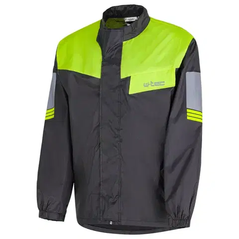 Moto pláštenka W-TEC Igava Farba čierna-fluo zelená, Veľkosť M