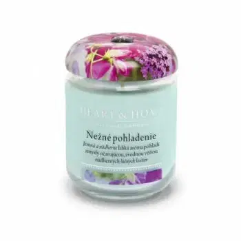 Veľká sviečka Heart & Home Nežné pohladenie, 340g