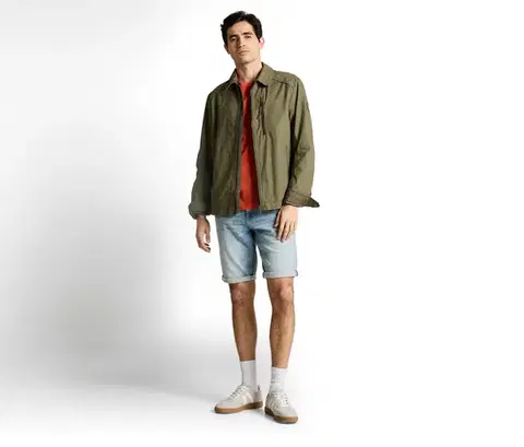 Džínsové šortky Tom Tailor TTJOSH REGULAR SLIM, light stone blue denim