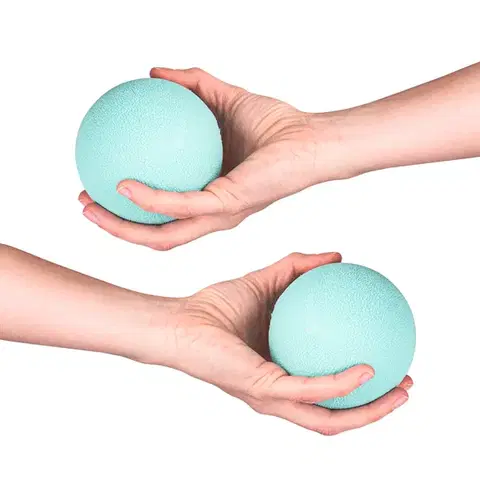 Masážne loptičky inSPORTline Thera 9 cm Farba tyrkysová