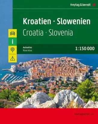 Chorvatsko, Slovinsko 1:150 000 - autoatlas