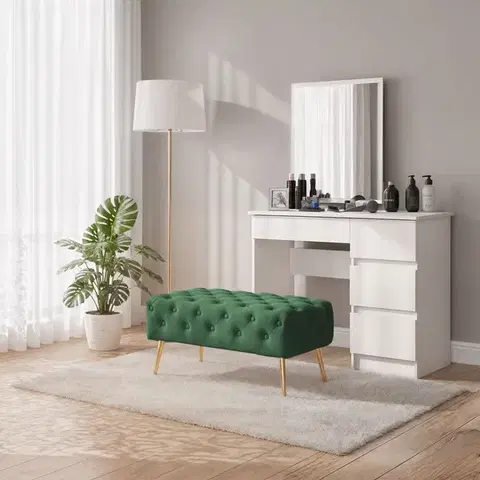Taburet Madrid zelený