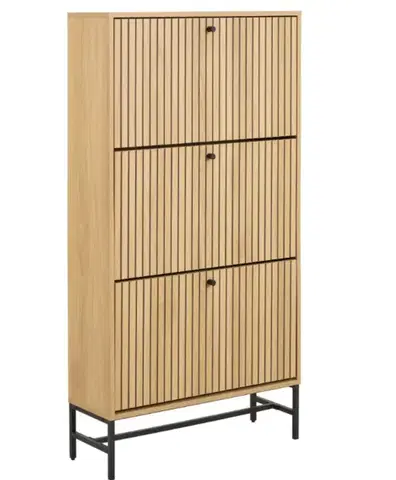 Výklopný botník ALBANY 71,6 cm dub prírodný
