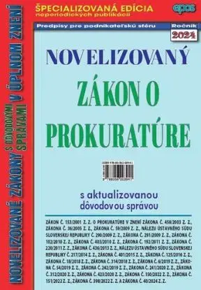 Novelizovaný zákon o prokuratúre 5/2024