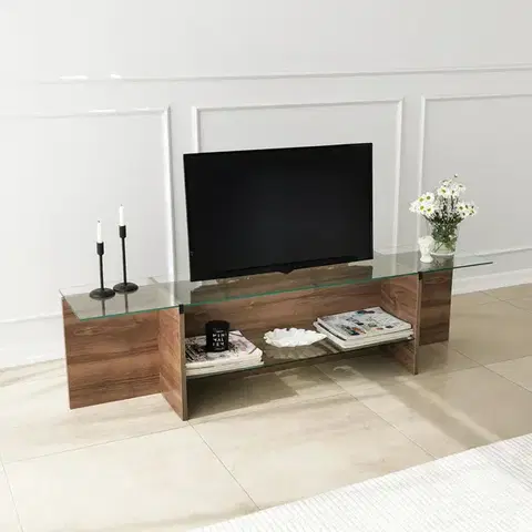Televízny stolík Escape Walnut