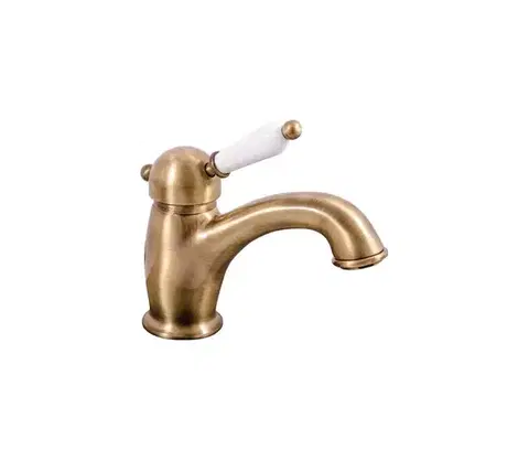 RAV Slezák L526.0SM - Umývadlová batéria LABE RETRO 15,3 cm stará mosadz L526.0SM