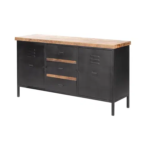 Dekoria Komoda Factory 155 x 40,5 x 85 cm, 155 x 40,5 x 85 cm 