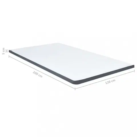 Vrchný matrac na posteľ boxspring Dekorhome