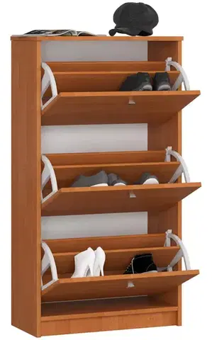 Skriňa na topánky Marienne 60 cm - 3 dvierka jelša
