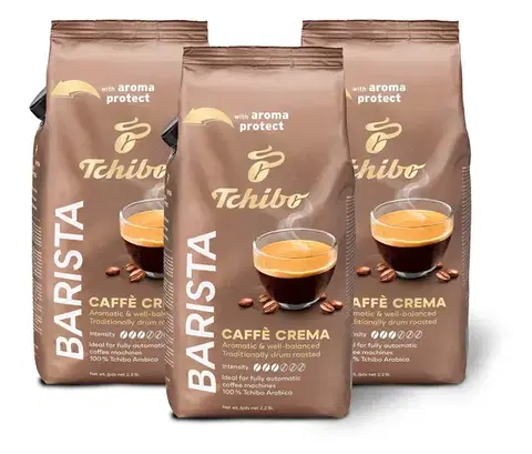 BARISTA Caffè Crema - 3 x 1 kg zrnková káva