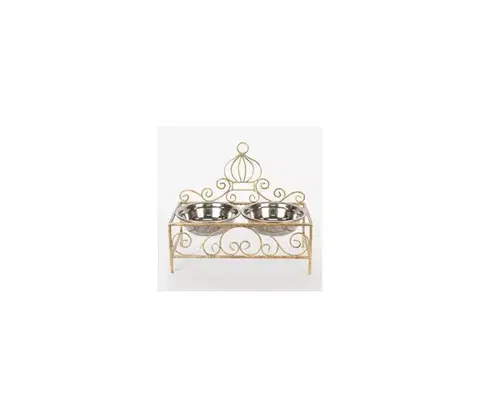 Eurolamp Stojan s dvomi nerezovými miskami 752-28573