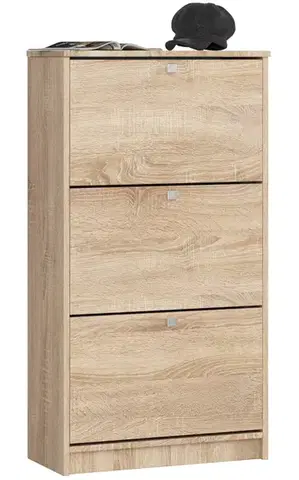 Botník Marienne 60 cm - 3 dvierka dub sonoma