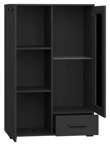 Komoda Fraz 80 cm čierna