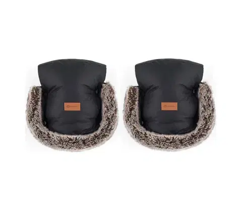 Petite&Mars Rukávnik / rukavice Furry Forever Black
