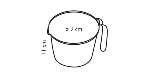 Tescoma odmerka s lievikom DELÍCIA 0,5 l