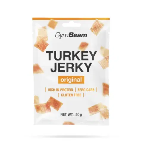 GymBeam Sušené mäso Turkey Jerky originál