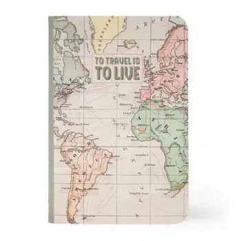Legami Linajkový zošit Cestovanie A6 EXTRAORDINARY STATIONERY - Legami