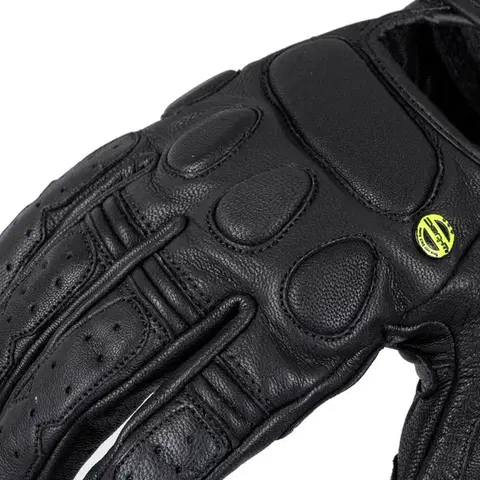 Kožené moto rukavice W-TEC Cherton Farba čierna, Veľkosť XXL