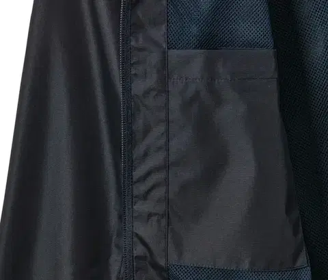 Bunda do dažďa unisex, tmavomodrá