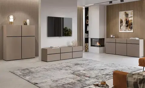 BRENDON 40 TV stolík, congo / čierna 