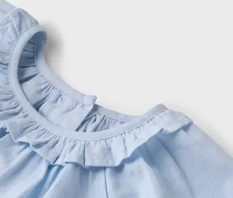 Detská blúzka z materiálu chambray