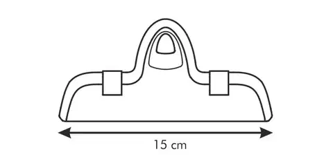 Tescoma klipsa na vrecká PRESTO 15 cm, 1 ks