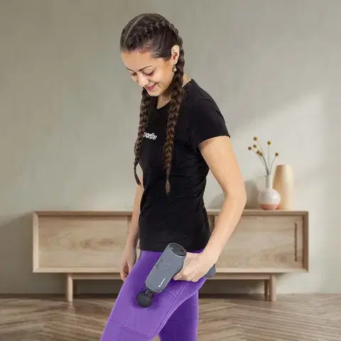 Masážna pištoľ inSPORTline Bitigo • 1500mAh • 1800-3000rpm • až 8mm amplitúda