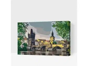 Maľovanie podľa čísiel Karlov most (40x60cm)