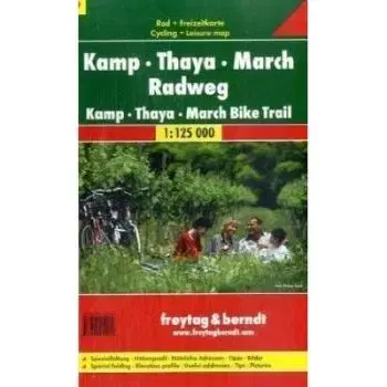 Kamp - Thaya - March - Radweg cyklomapa 1:125 000 RK 9 FB