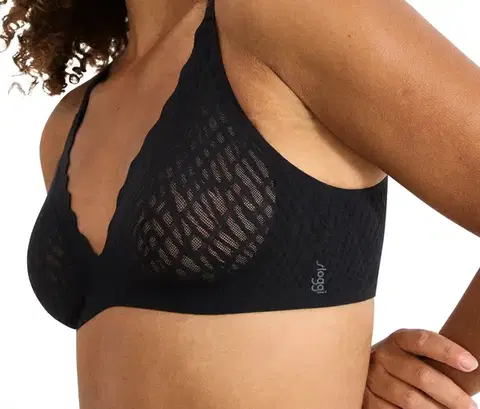 Podprsenka sloggi ZERO FEEL BLISS PUSH-UP, čierna