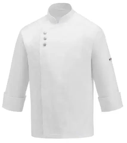 EGOCHEF Kuchársky rondon EGOchef METAL WHITE 100% bavlna - dlhý rukáv  XL