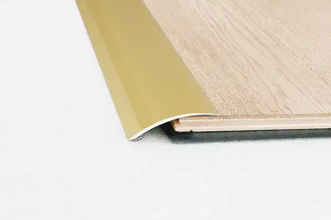 Prechodový profil 61 mm, oblý (samolepiaci) | nivelácia 0 - 18 mm Dub mocca E902