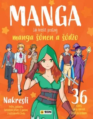 Manga: Jak kreslit postavy manga šonen a šodžo