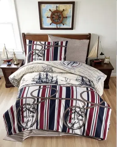 Obliečky bavlnené Titanic 200x140cm+90x70cm TiaHome
