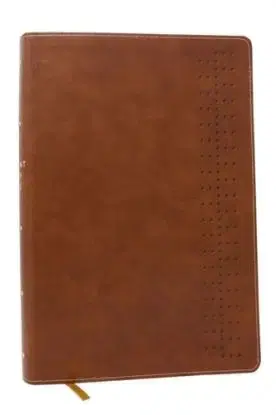 Student Study Bible: A Guide to Knowing and Living God’s Word (NKJV, Brown Leathersoft, Red Letter, Comfort Print) - Thomas Nelson
