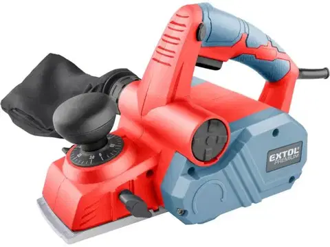 EXTOL PREMIUM Hoblík falcovací, 900W, nôž 82x3mm, 14500 ot/min, drážkovanie 24mm