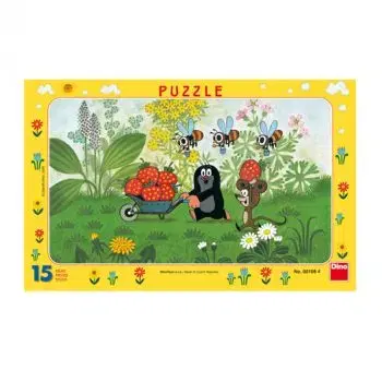 Puzzle Krtko na výlete 15 Dino