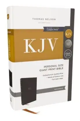 KJV Holy Bible: Personal Size Giant Print, Hardcover, Red Letter, Comfort Print: King James Version - Thomas Nelson