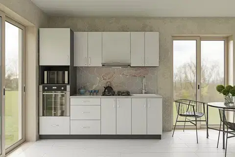 IKEMA štýlová kuchyňa 240, biela