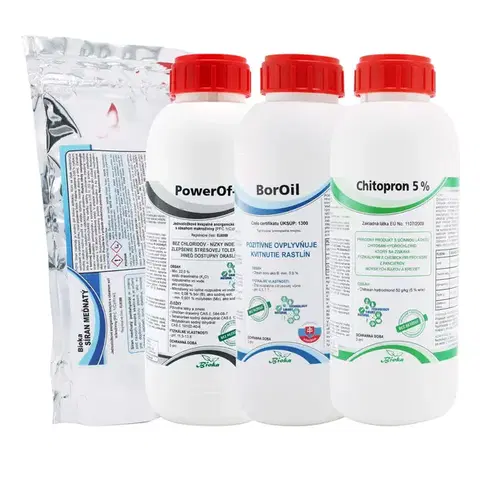 Bioka Balíček E (CUSO4+PWK+BO+CH) Objem: 3x 0,5 l + 1x0,5 kg