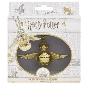 Harry Potter náhrdelník s hodinkami Zlatá strela - The Carat Shop
