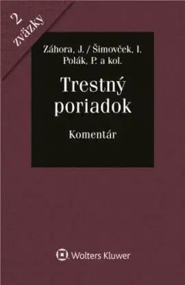 Trestný poriadok - Komentár (2. zväzky)