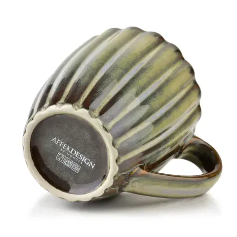 Porcelánový hrnček EVIE GREEN 360 ml zelený